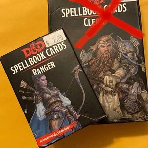 RANGER ONLY D & D Spellbook Cards